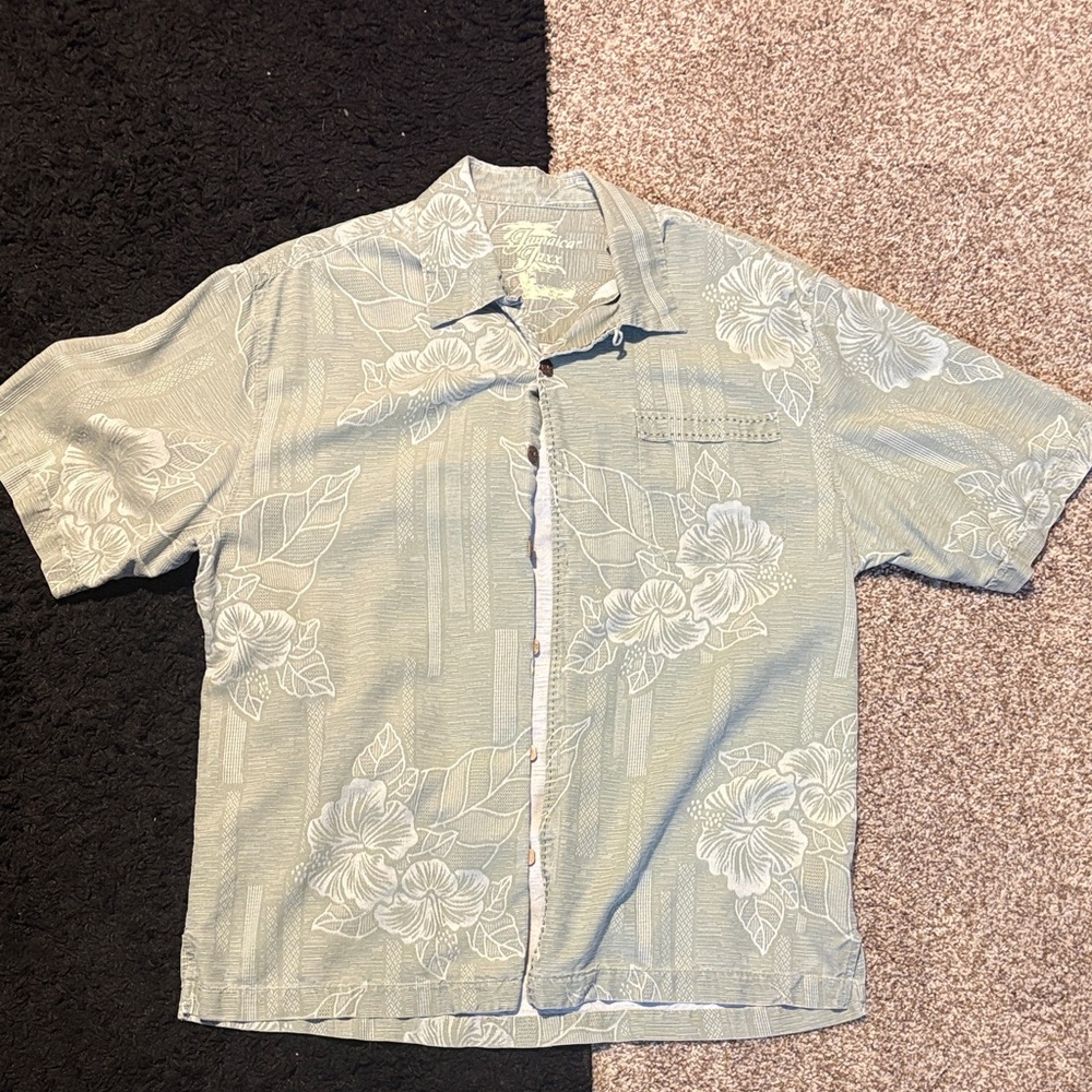 M VTG 100% SILK Jamaica Jaxx Hawaiian Shirt